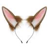 Faux Fur Plush Animal Bunny Ears Headband Furry Cute Rabbit Headwear For Parties Cosplay Costumen Accessory