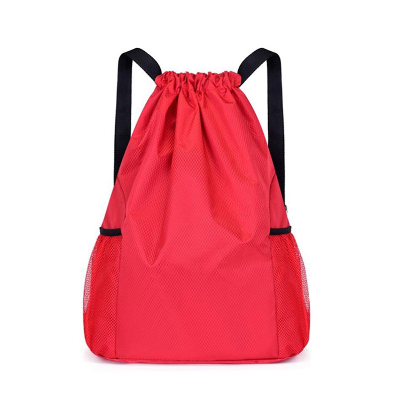 Backpacks Women Men Large Capacity Bundle Pocket Drawstring Bag For Unisex Sports Casual Backpack Solid Color Travel Bags