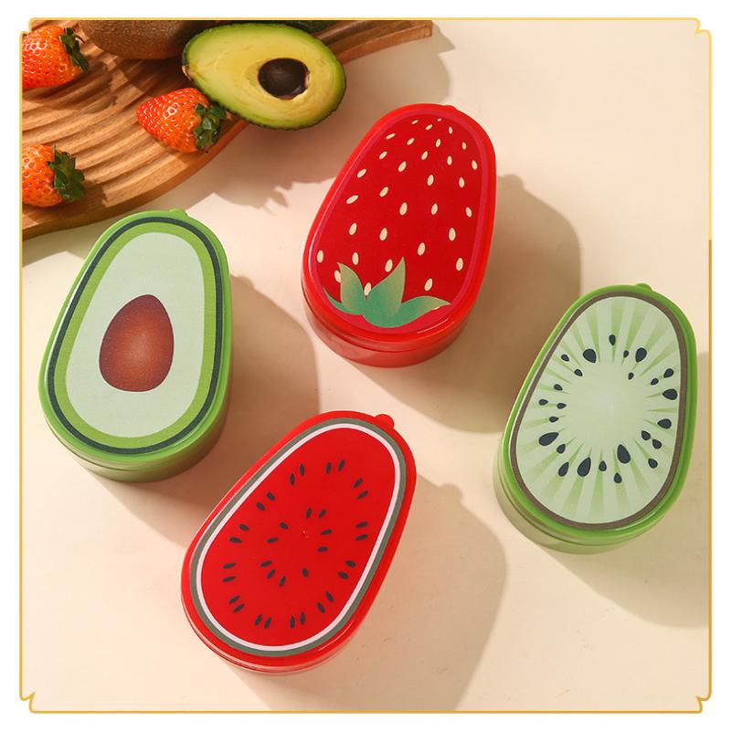 Contenitori Fresca Frutta e Verdura Creativi per Frigorifero Fragola Avocado Kiwi Anguria Scatola Fresca per Conservazione in Cucina
