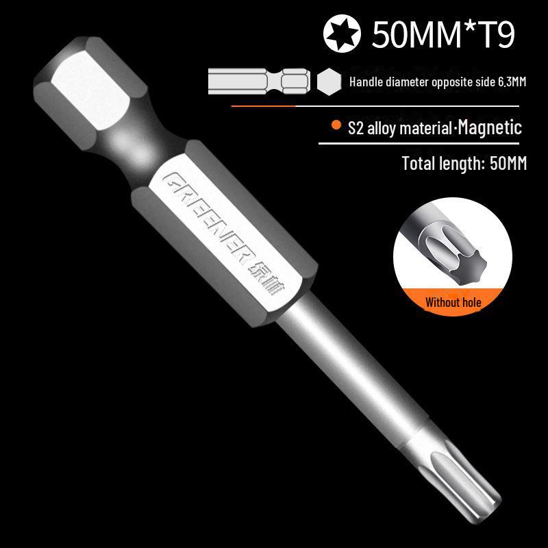 Lvlin S2 Single-ended Pozidriv Hex Wind Bit Screwdriver Head
