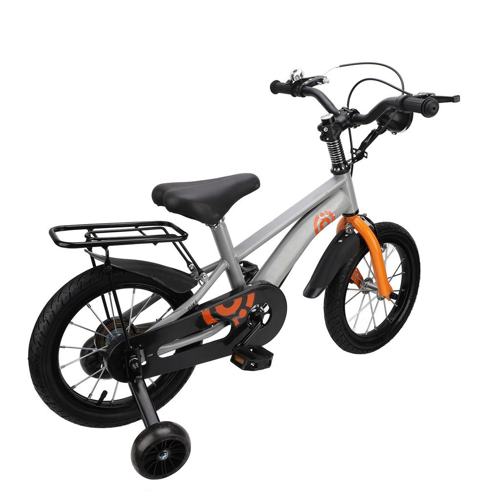Toddler Bike 14 Inch Carbon Steel Anti Slip Handlebar Adjustable Saddle Kids Bike with Training