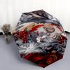 1 PC Automatic Folding Umbrella - Naruto Team Battle Pattern Portable Foldable Design With 8 Ribs Christmas Birthday Gifts