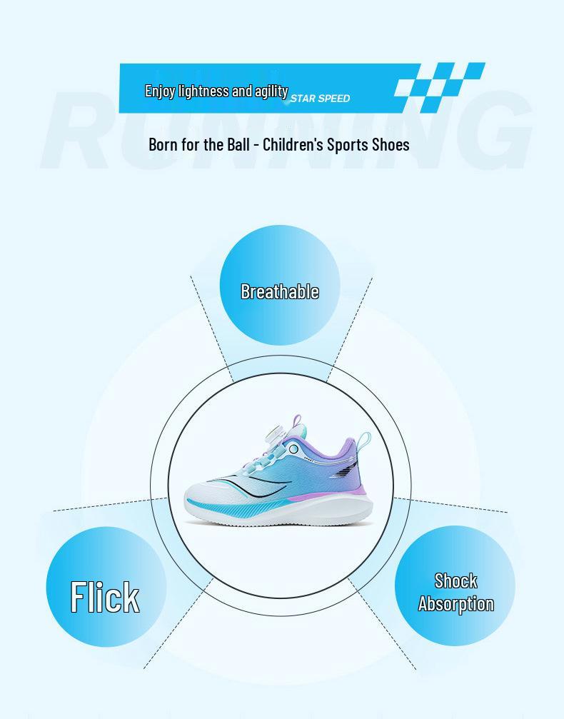 Chitu Boys' Breathable Mesh Running Shoes - Lightweight, Soft Sole Sports Sneakers for Mid-to-Large Children