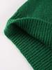 2026 Green Knit V-Neck Cardigan: European & American Style, Long-Sleeve, Versatile for Spring & Autumn