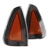 2 Pcs Front Turn Signal Light Cover 4806218AD Side Marker Lamp Cover Replacement for Dodge Charger LX SRT8 2006‑2010