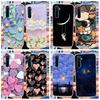 For Cover Realme 6 Phone Case Lovely Astronaut Flower Soft Silicone Clear TPU Back Cover For Realme 6 Pro 6S 6i Shockproof Funda