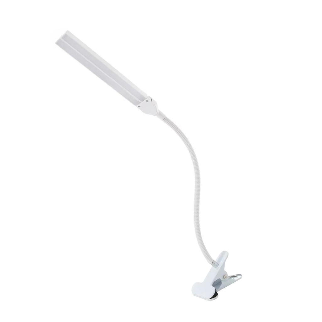 Clip On Desk Lamp Dual Head Eye Care Dimmable LED Night Light for Student Children   Reading Bedside