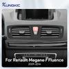 For Renault Megane RS 2009 2010 2011 2012 2013 2014 2015 Top Suede Trim LHD RHD Sticker Car Center Console Air Vent Trim