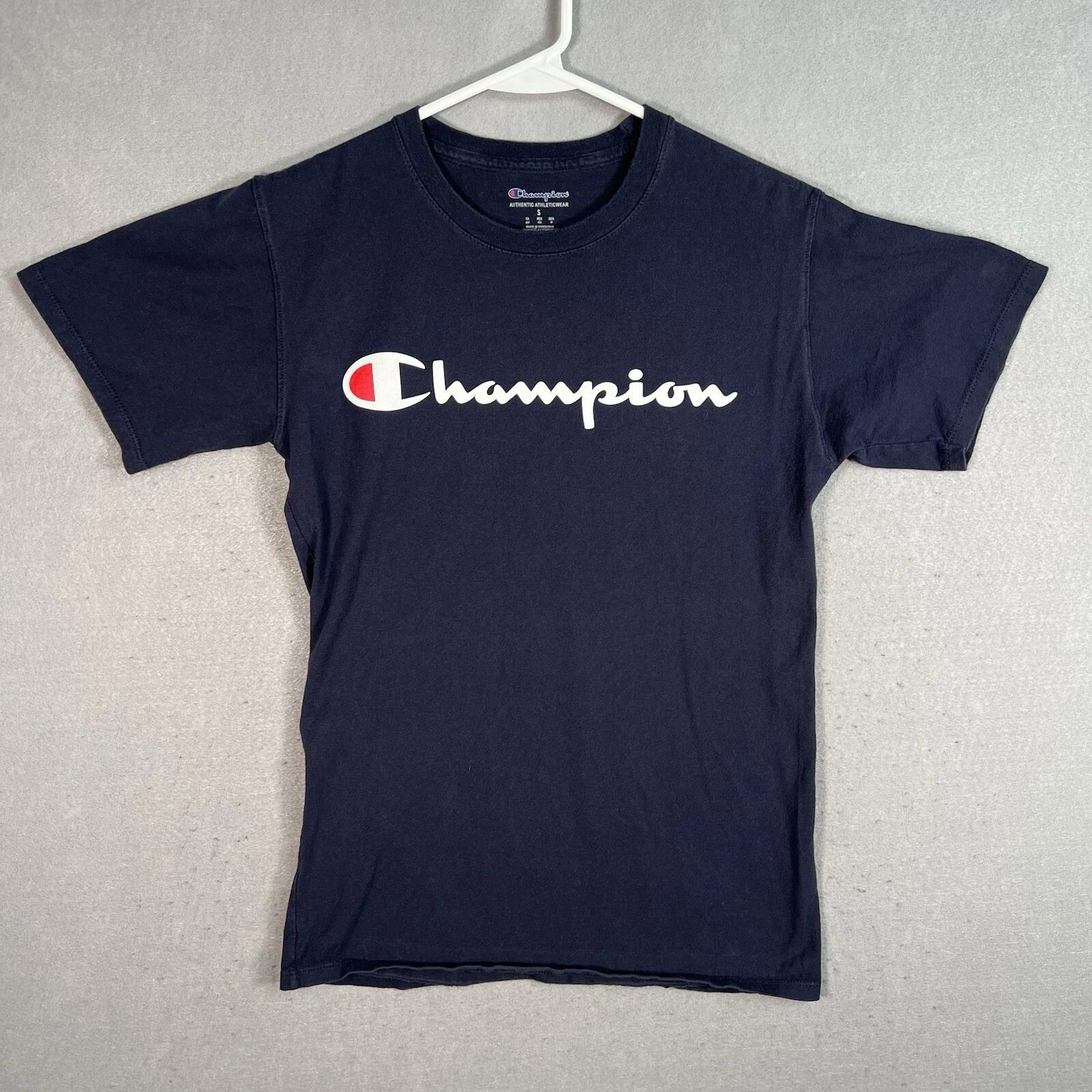 

Футболка Champion Script Spellout для взрослых, размер S, синяя, спортивная, мужская M
