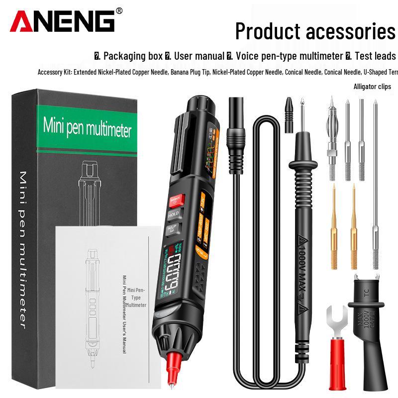 ANENG A3009 Pen Multimeter with Smart Voice Guidance and High-Precision Digital Display.