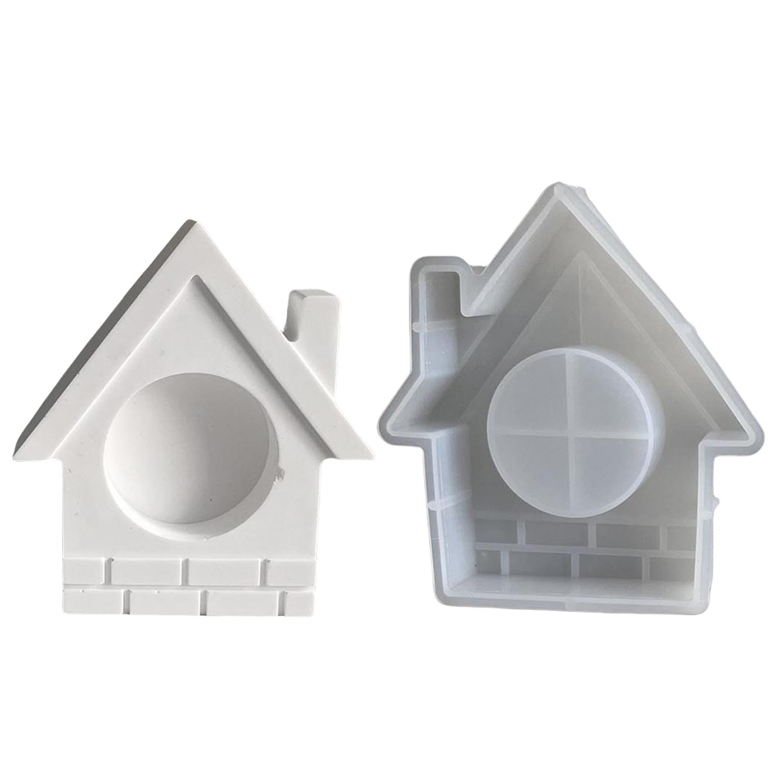 

Форма для настольного украшения Гибкая силиконовая форма для миниатюрного украшения в форме часов Гипсовые формы Принадлежности для изготовления ювелирных изделий T1