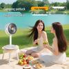USB Floor Standing Circulator Fan with Remote, Aroma Function, and Voice Control – High Power Desktop Turbine Convection Electric Fan.