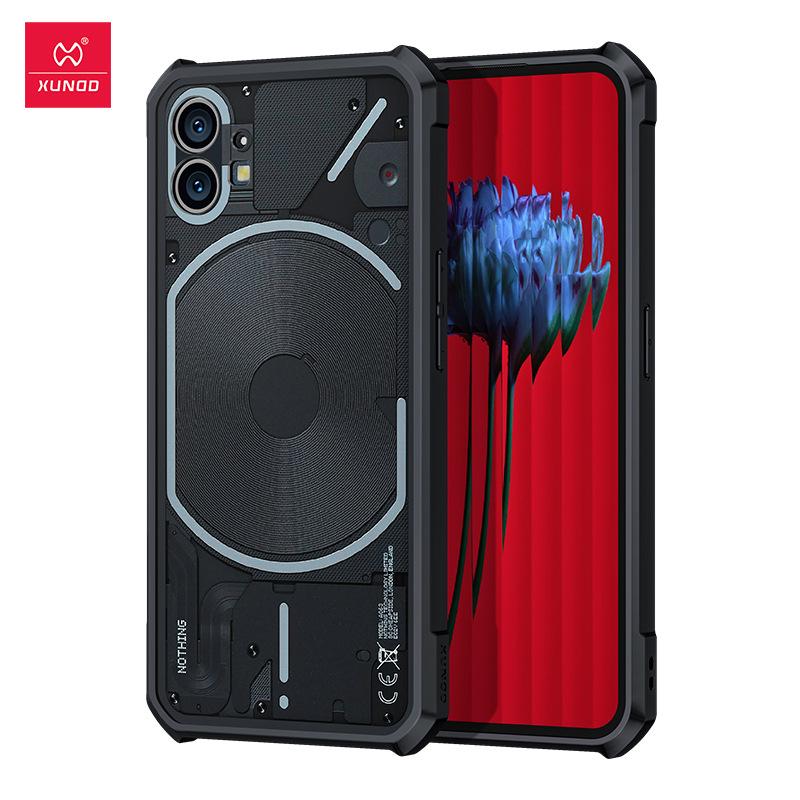 

Чехол для телефона Xundi для телефона Nothing (1) - Тонкий защитный чехол Nothing Phone (1) прохладный черный