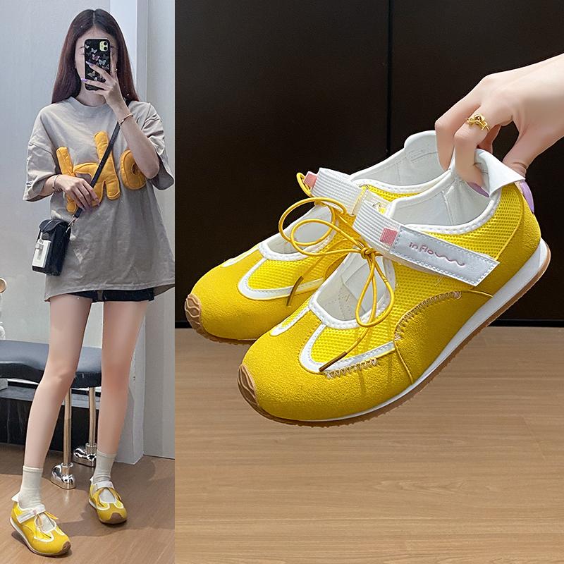 Fashion Women Sports Shoes Summer Sneakers New Fashion Running Sandals 2025 Casual Loafers Bow Lace-up Flats Shoes Hiking Mujer Zapatos