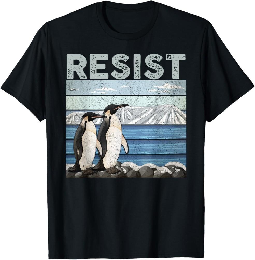 Resist Penguin Activism T-Shirt unisex T-Shirt Unisex T-Shirt M