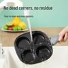 COOKER KING 18cm 4-Compartment Non-Stick Breakfast Frying Pan