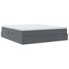 Storage Bed with Mattress Dark Gray 160 x 200 cm Velvet