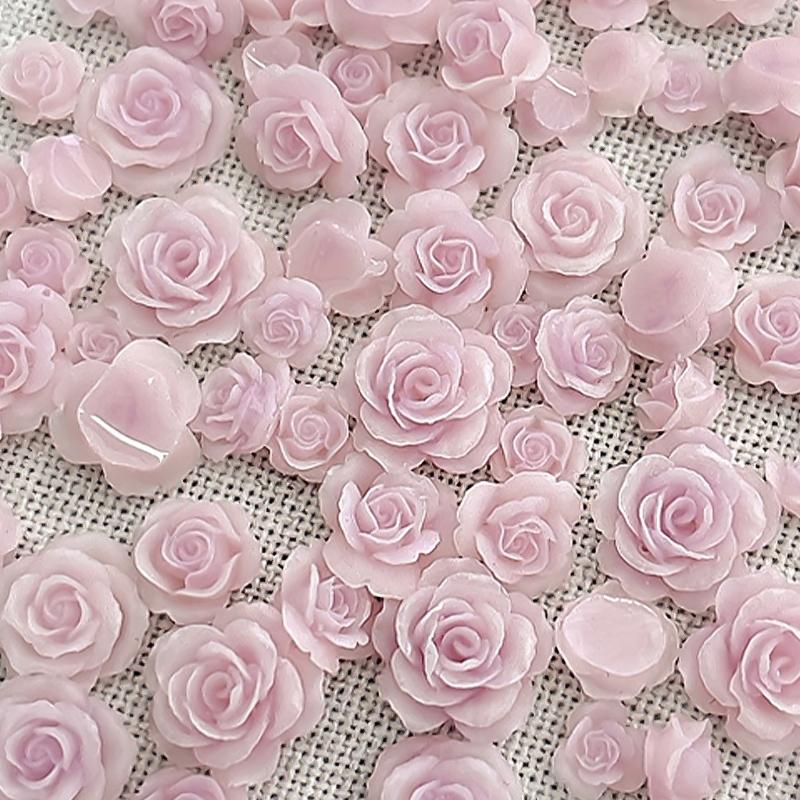 Mixed 3D Flowers Nail Charms Nail Rhinestones Nail Jewelry Nail Art Supplies