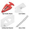 Security Door Lock Plastic Safety Locker Latch Locks Portable Household Dorm Bathroom Doors Stopper Supplies Gift