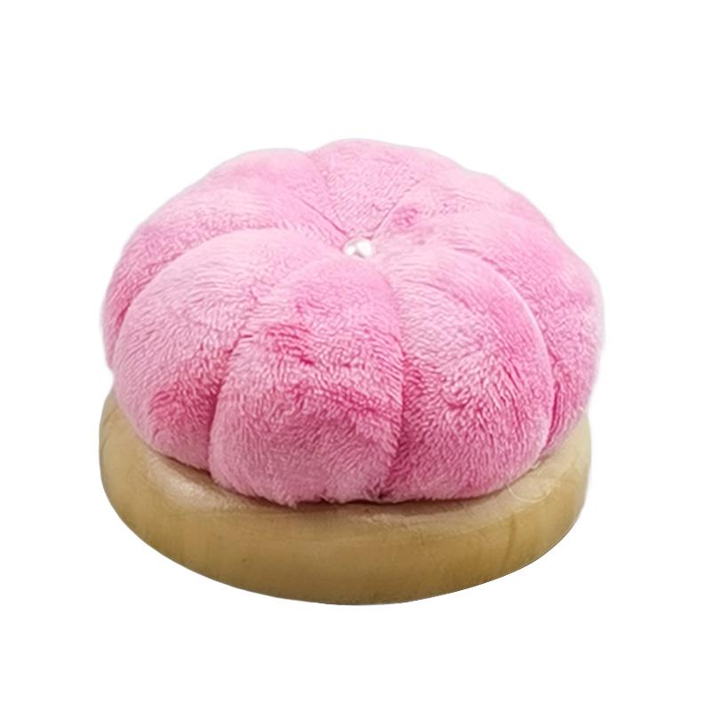 

1 шт. Мягкие швейные принадлежности в форме тыквы для рукоделия, игольница, коврик для рукоделия, держатель для булавок светло-розовый