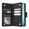 Phone Case For Samsung Galaxy A07 4G/A06 4G/A06 5G Zipper Wallet Rivet Decor Leather Cover with Wrist Strap