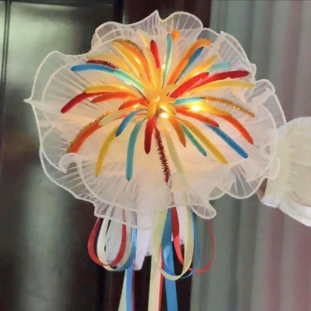Romantic Twist Stick Bouquets Material Kit Creative Bendable Stems LED Glow Bouquets Colorful Funny New Year Bouquets