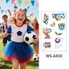 2026 World Cup Tattoo Stickers New Football Event Sports Games Cheering Fans Party European Cup Gathering Stickers