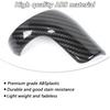 Gear Shift Knob Head Cover Trim Bezels For Chevrolet Camaro 2016+ Carbon Fiber