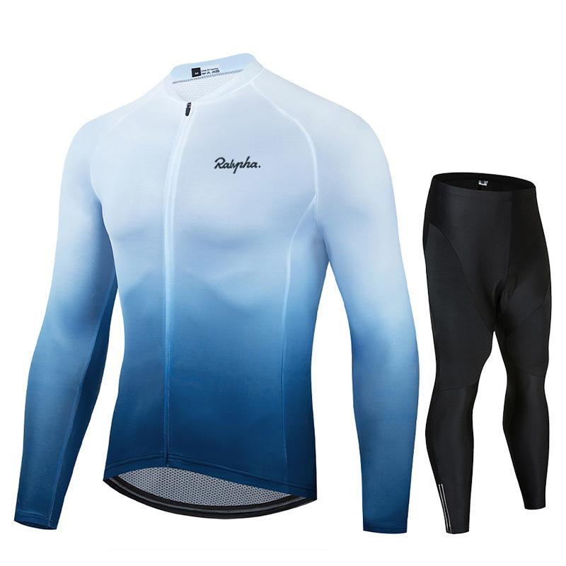 New Autumn Long-sleeved Bicycle Men's Cycling Clothing Road Racing Clothing Outdoor Road Cycling 2026 Autumn Breathable Cycling Clothing Set