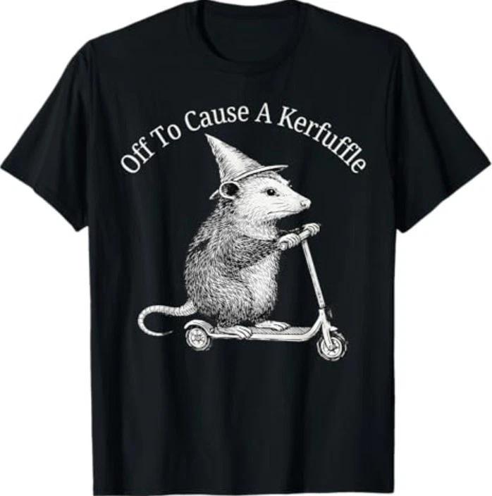 Possum Off to Cause A Kerfuffle T-Shirt M