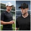 Adjustable Professional Referee Baseball Cap Casquette Sunshade Sports Hat with Contrast Trim Versatile Polyester