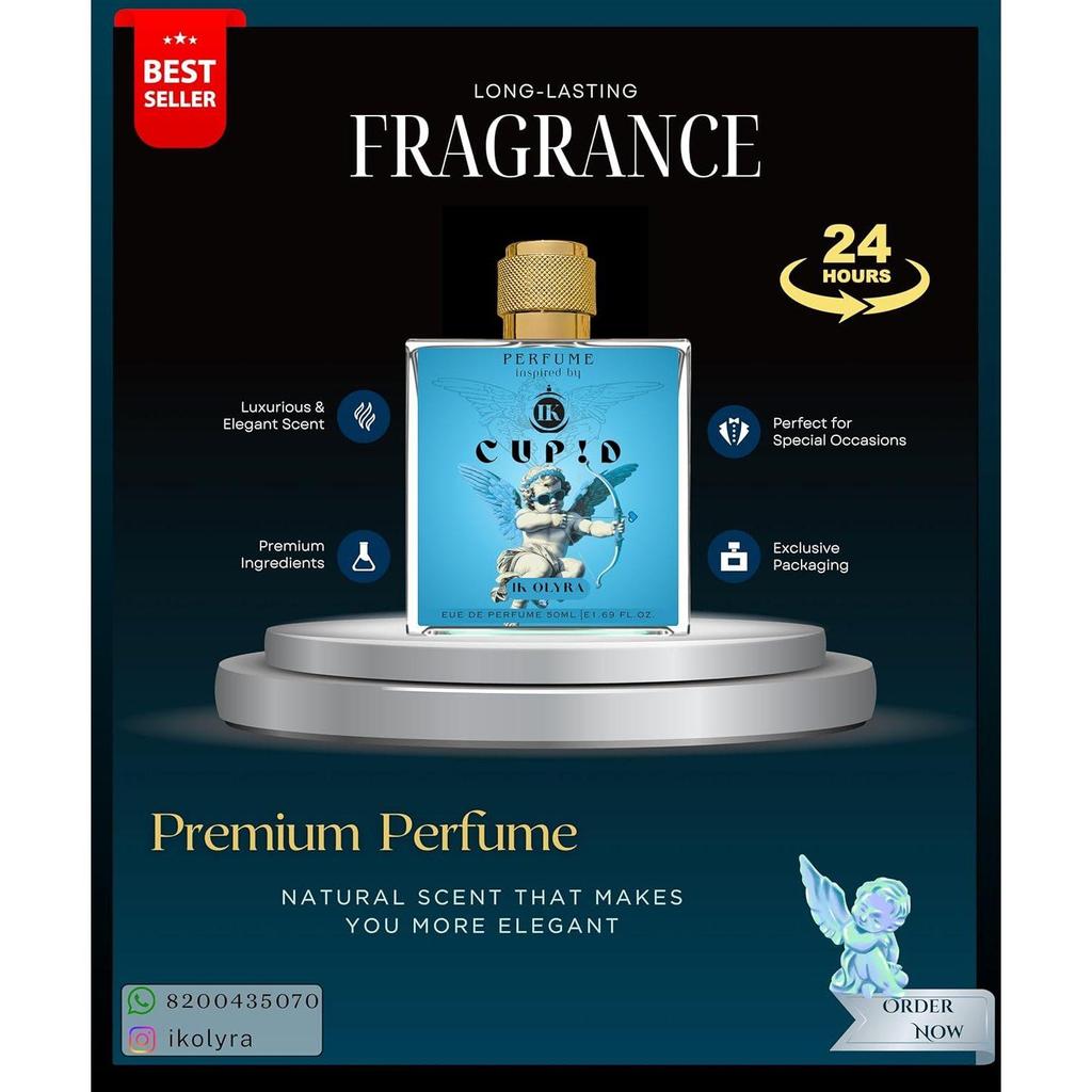Cupid Fragrances for Men & Women 50ml Perfume – Long Lasting Premium Scent with Unique Fragrance