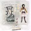 Figma 207 Eren Jaeger 203 Mikasa Ackerman 213 Levi Action PVC Figure Model Ornament Toy Collection Gift