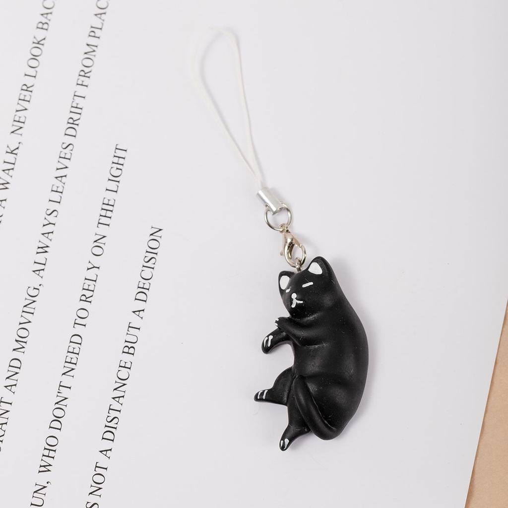 Original Cute Cat Resin Keychain & Bag Charm Gift