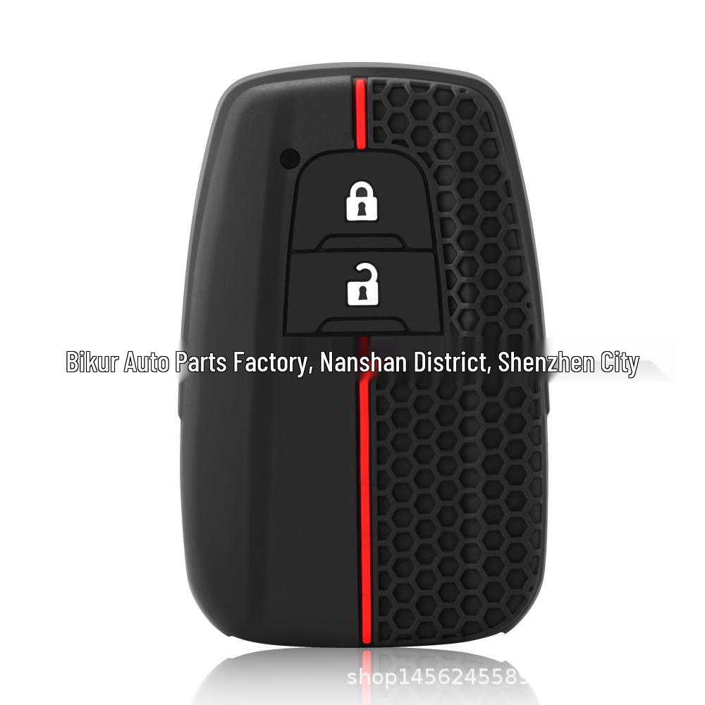 Toyota Remote 2+1 Button Honeycomb Silicone Key Cover for Corolla, RAV4, Camry, Avalon, Prado