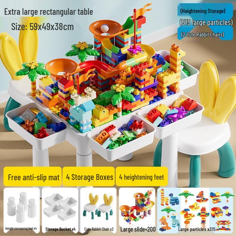 Lu Zhanying Storage Building Block Table Set