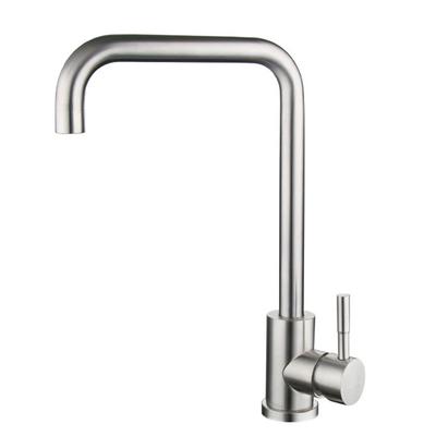 Grifo de cocina de acero inoxidable 304, grifo mezclador de agua fría y caliente, grifo de baño con rotación de 360°, grifo monomando