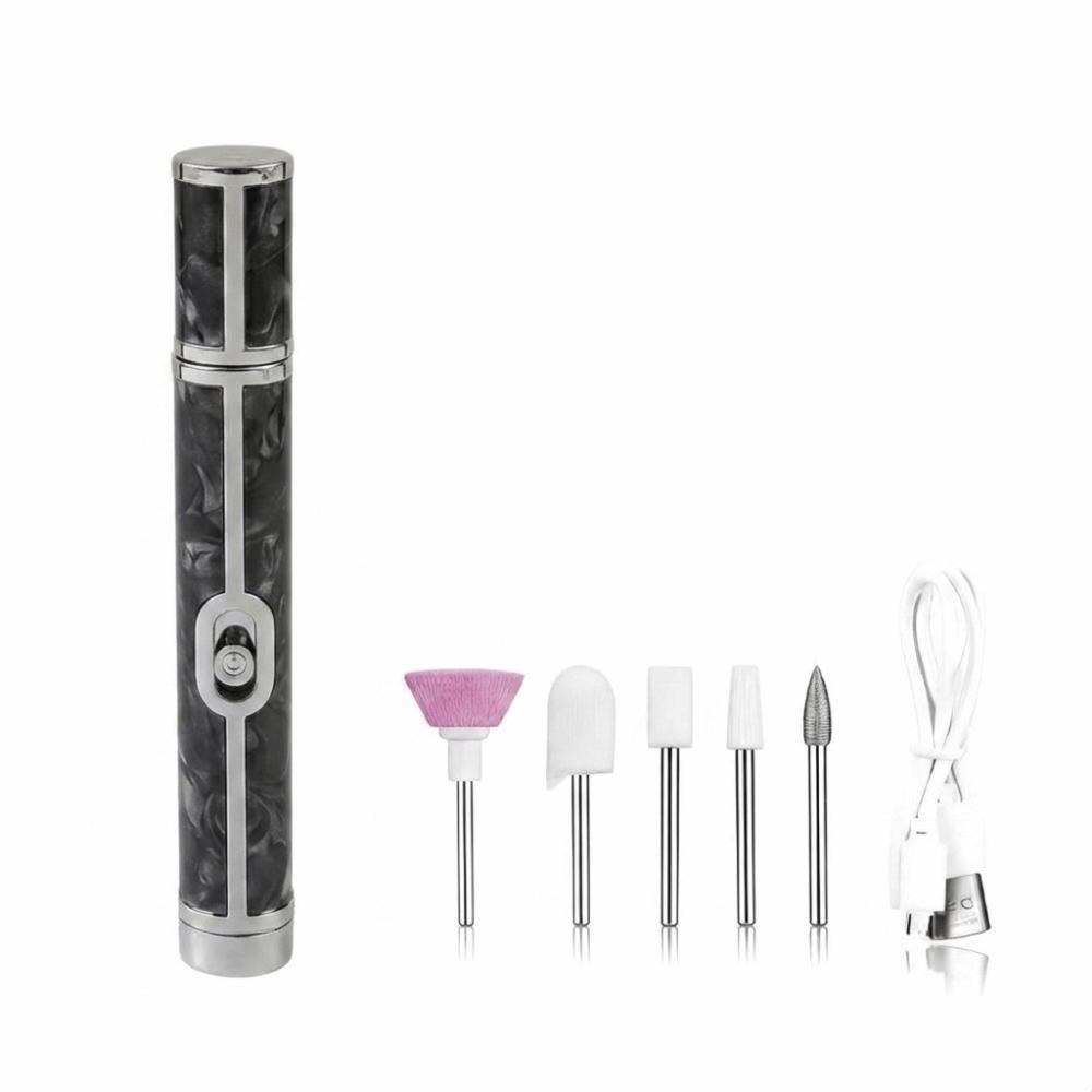 Rechargeable Nail Drill Bits Set Cordless Nail Polishing Machine Nail File Machine Nail Salon