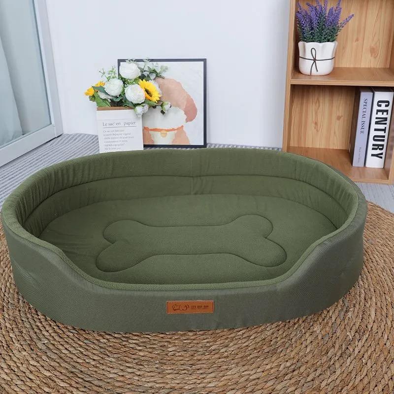 

Dog Pet Beds Square Dog Bed For Large Dogs Size Dog Sofa Beds Customized Waterproof Anti-Mite Pet Bed Inner Pad Washable Kennel S 40x30x12.5