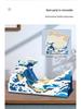 Van Gogh Starry Night & Kanagawa 3D Building Blocks Toy - Decorative Desktop Assembly for Kids
