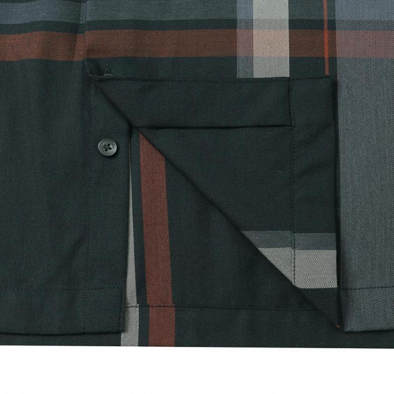 Daks Cotton Blend Super Big Check Regular Fit Casual Shirt Dma1shcl101n1