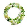 6 8 10mm Natural Fire Agates Stone Beads Fruit Green Round Loose Gemstone Bead For Jewelry Making DIY Bracelet Necklace Supplies