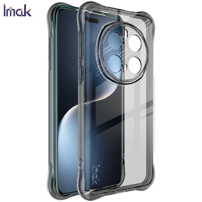 Чехол для телефона Honor Magic 7 Pro 5G IMAK ударопрочный мягкий чехол Honor Magic 7 Pro 5G прозрачный черный