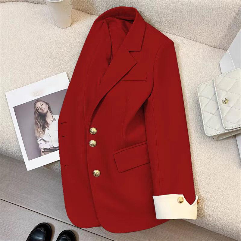 Completo Donna Elegante Sportivo Casual Blazer Giacca Moda Coreana Primavera Autunno 12 Colori Ufficio Abbigliamento Donna Cappotto Basico