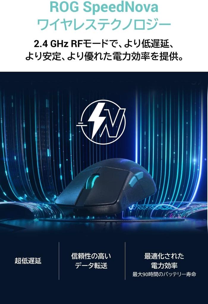 Asus Mouse gamer sem fio 54g com mira um jogo especializado em mira configurações de mouse vinculadas a jogos também são possíveis Final Fantasy XIV recomendado