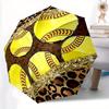 1pc Softball Automatic Open/close Folding Umbrella, Compact Portable Travel Umbrella, Perfect Birthday/Christmas, Cute Umbrella, Durable Con