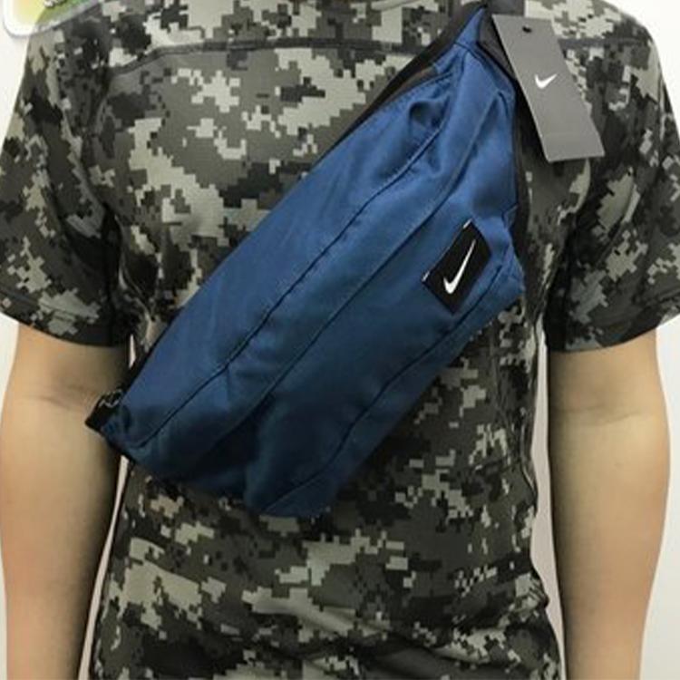Nike Zipper Closure Polyester Waist Bag Unisex Bags Blue BA4272-415