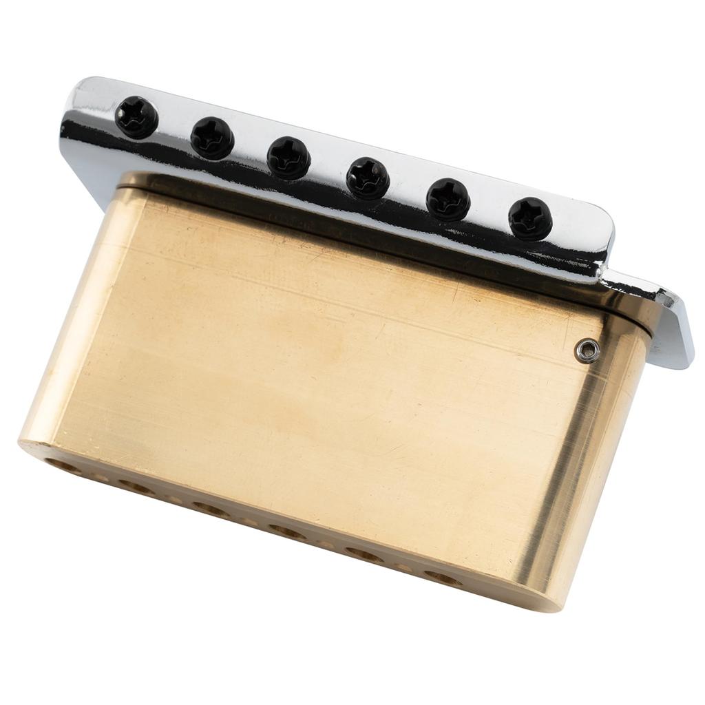 Musiclily Ultra Mosazný 36mm Tremolo Blok Rozteč Strun pro Elektrickou Kytaru Strat s Kobylkou Wilkinson M Series 10,5mm