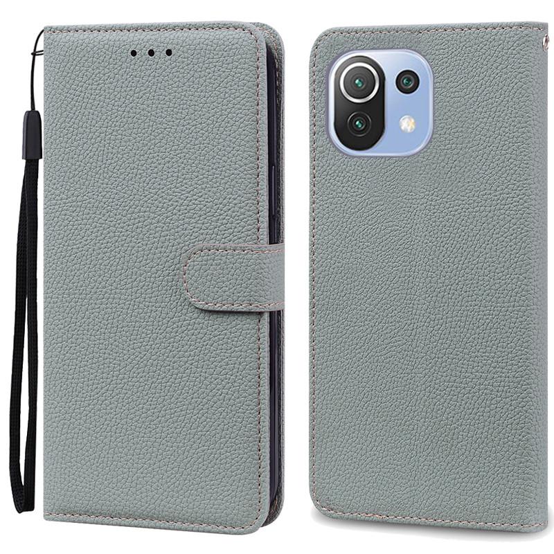 Mi 11 Lite Deksel For Xiaomi Mi 11 Lite 5G NE Lær Lommebok Flipdeksel For Xiaomi Mi 11 Lite Deksel Mi11 11i Cover Coque Fundas