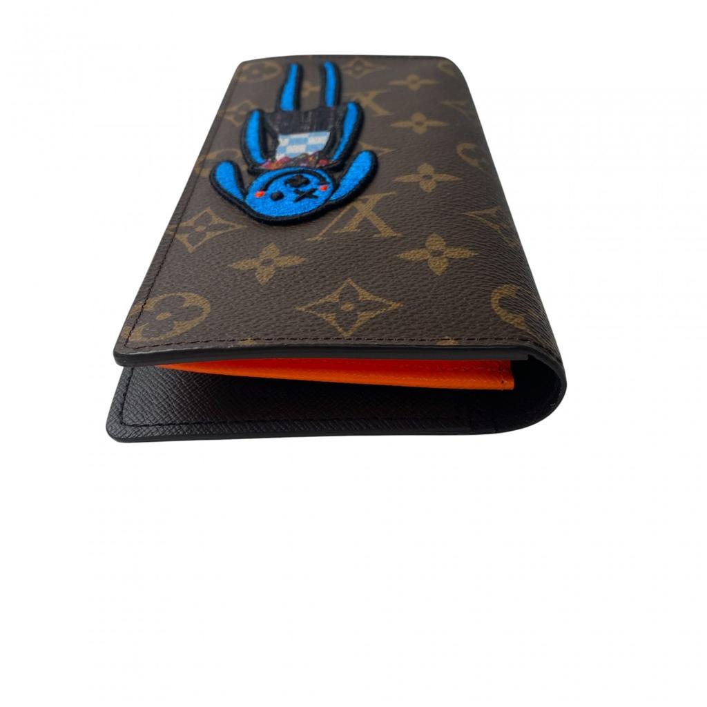 Używany portfel LOUIS VUITTON Seria Brązowo/Pomarańczowa PVC męski